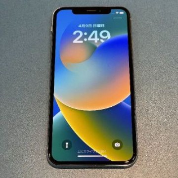 美品 判定○ SIMﾌﾘｰ iPhone X 256GB ｼﾙﾊﾞｰ 動作品