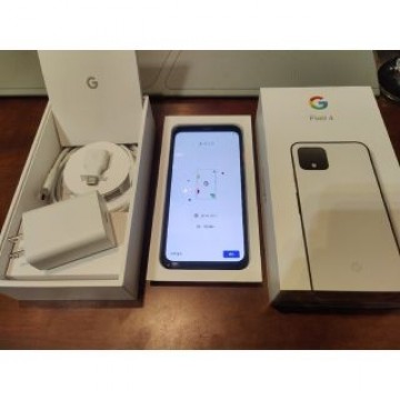 Google Pixel4 128GB クリアリーホワイト 白