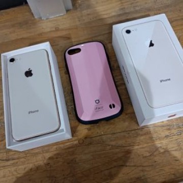 iPhone8 極美品　SIMフリー　64GB ゴールド　未使用iFace付