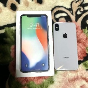iPhone X Silver 256GB SIMフリー バッテリー良好