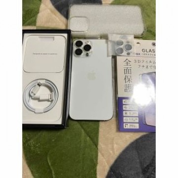 美品iPhone13promax128シルバーおまけ多数