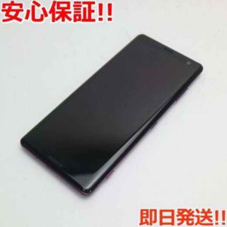 新品同様 SOV39 Xperia XZ3 ボルドーレッド