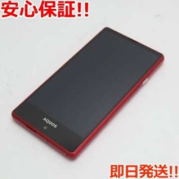新品同様 au SHV33 AQUOS Serie mini レッド