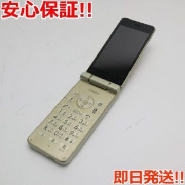 美品 SoftBank 601SH AQUOS ケータイ2 ゴールド