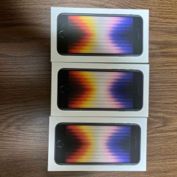 未開封未使用　iPhone SE3 64GBミッドナイト　3台