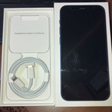 iPhone 12 mini ブルー SIMフリー 64GB 箱 付属品あり