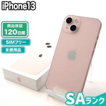 iPhone13 128GB ピンク SIMフリー 未使用 SAランク 本体【エコたん】
