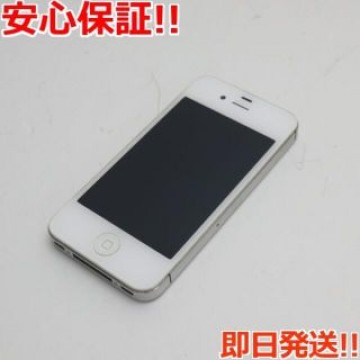 美品 au iPhone4S 16GB ホワイト