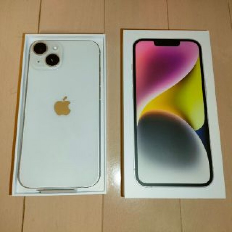 iPhone14 スターライト ホワイト 白