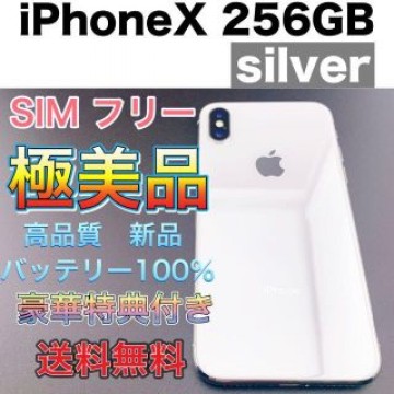 iPhone X Silver 256 GB SIMフリー