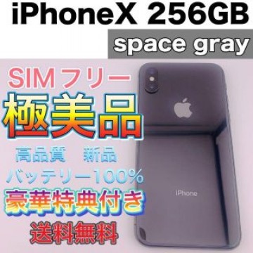 iPhone X Space Gray 256 GB SIMフリー