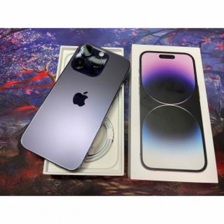 新品同様iPhone 14 Pro 128GB ディープ　パープル