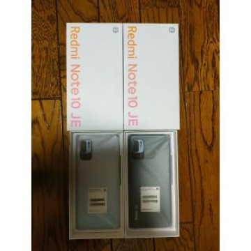 新品 Redmi Note 10 JE シルバー 、グレーセット売り