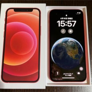 iphone12mini 64GB SIMフリー　RED