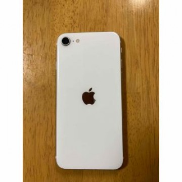 美品難あり！iPhone SE2 ホワイト128GB