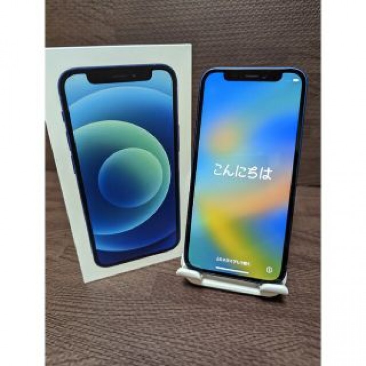 SIMフリー iPhone12 mini 256GB ブルー バッテリー100%