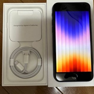iPhone SE第3世代　ミッドナイト　64GB