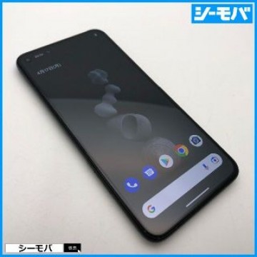 888 SIMフリー Google Pixel 5 128GB ブラック極美品