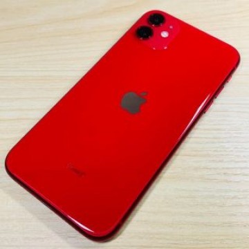美品 SIMフリー iPhone11 64GB Red P28