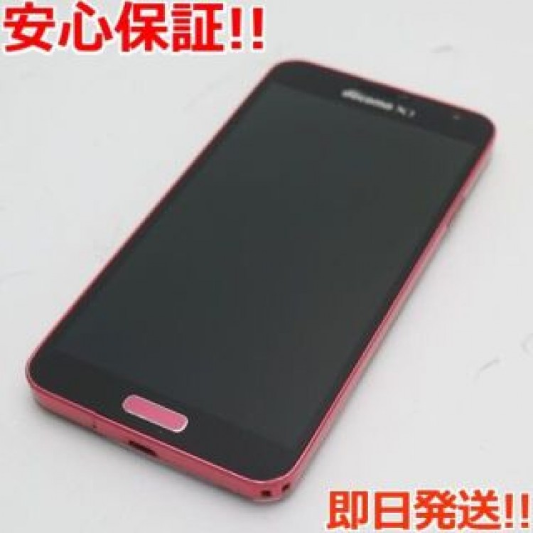 美品 SC-02F GALAXY J コーラルピンク