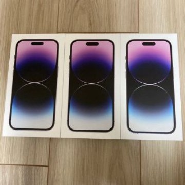 iphone14pro 128gb 紫 3台 ディープパープル