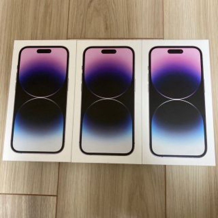iphone14pro 128gb 紫 3台 ディープパープル