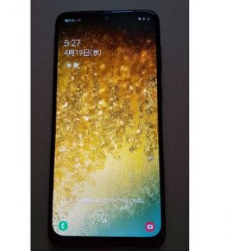 Galaxy A30 SCV43 黒 SIMロック解除済み au NW○