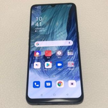 【中古・美品】SIMフリー OPPO A73 ネービーブルー