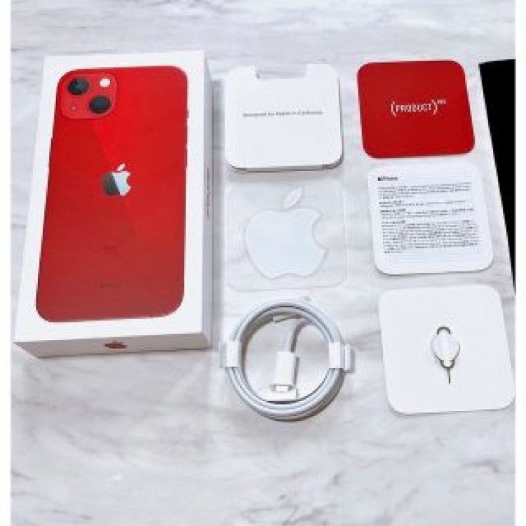 本体保証付き 美品 iPhone13 本体 128gb レッド 赤 SIMフリー