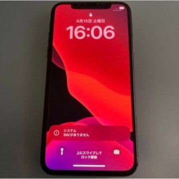 美品　iPhone X 64GB 本体　simフリー、AppleCare+付き