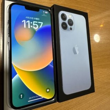 美品iPhone 13 Pro Max シエラブルー 128 GB SIMフリー