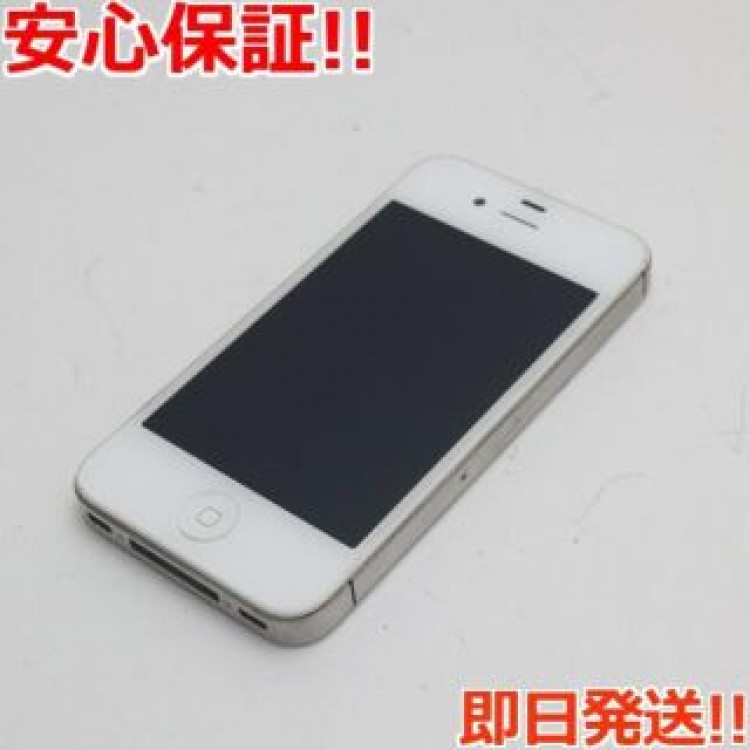 美品 iPhone4S 32GB ホワイト 白ロム