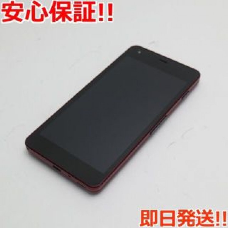 新品同様 602KC DIGNO G レッド 本体 白ロム