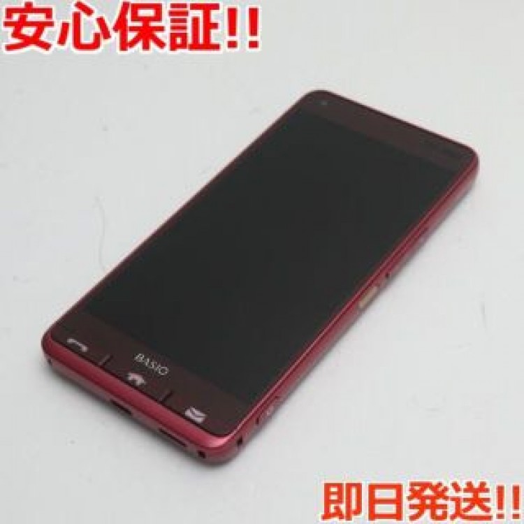 超美品 KYV43 レッド 本体 白ロム