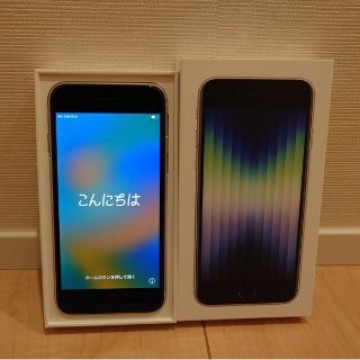iPhone SE3 64GB STARLIGHT 本体