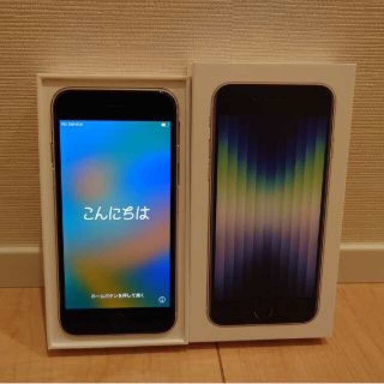 iPhone SE3 64GB STARLIGHT 本体