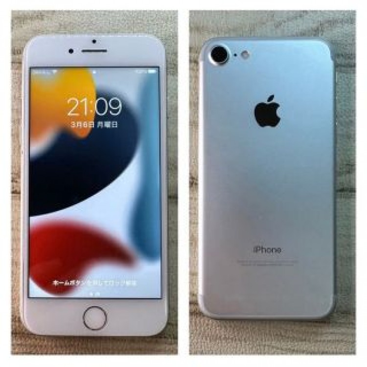 iPhone7 32GB バッテリー100％　SIMフリー シルバー