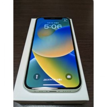 【人気色】iPhone12 mini green 64GB SIMロック解除済