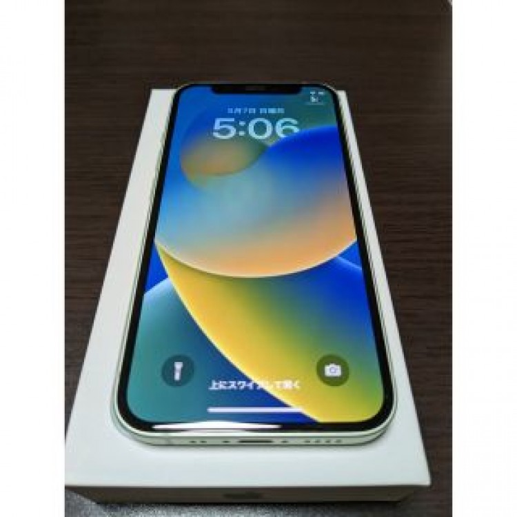 【人気色】iPhone12 mini green 64GB SIMロック解除済