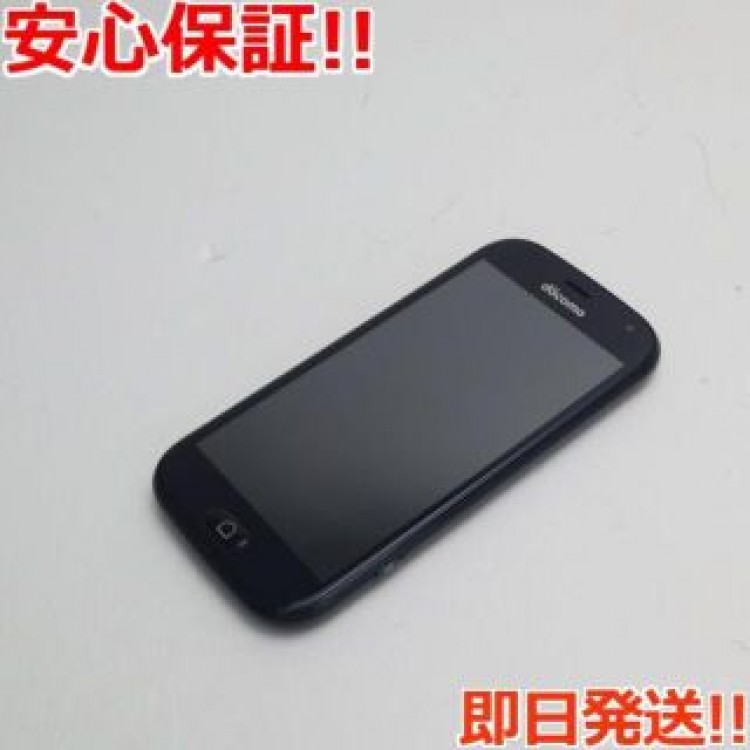 超美品 F-42A らくらくスマートフォン ネイビー