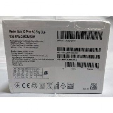 新品未開封 RedmiNote 12 ProPlus 8+256GB Blue