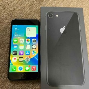 iphone 8  simフリー  スペースグレイ