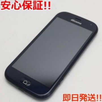 超美品 F-42A らくらくスマートフォン ネイビー