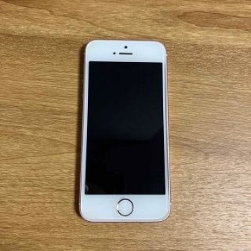 softbank版 iphone se  bローズゴールドmp852j/a 白ロ