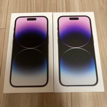 iphone14pro 128gb 紫 2台 ディープパープル