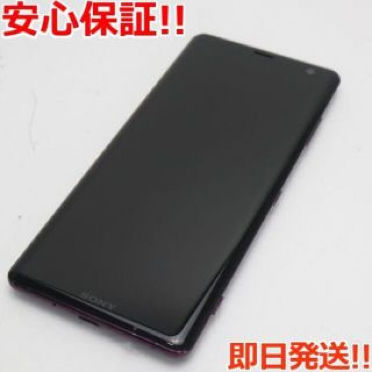 良品中古 SO-01L Xperia XZ3 ボルドーレッド