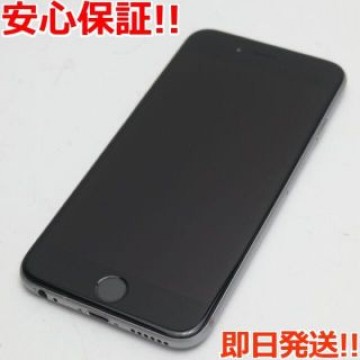 美品 au iPhone6 16GB スペースグレイ