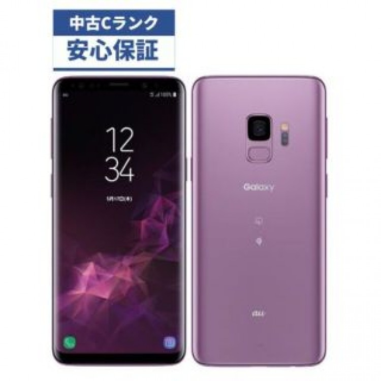 【中古品】au Galaxy S9  SCV38 パープル