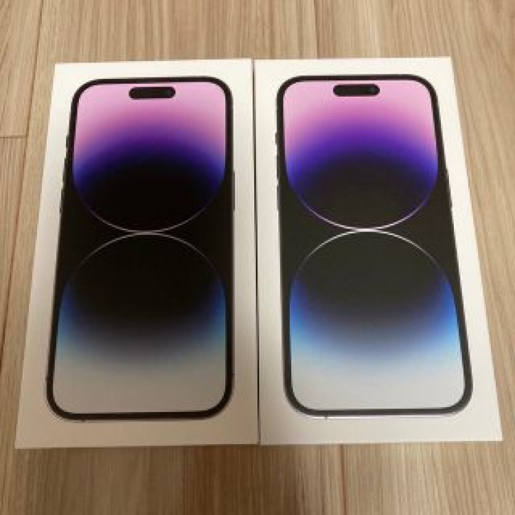 iphone14pro 128gb 紫 2台 ディープパープル