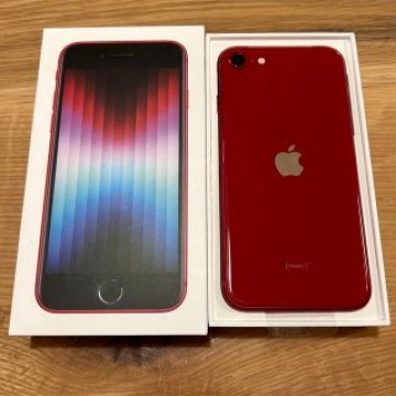 未使用品 iPhoneSE 3世代 64G  赤  SIMフリー  赤